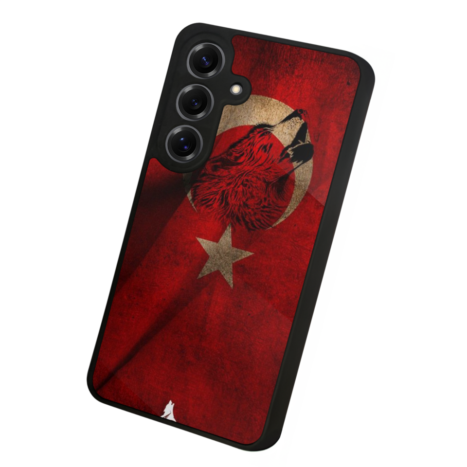 Samsung Galaxy S25 Uyumlu Türk Bayragi Tasarımlı Glossy Premium Kılıf