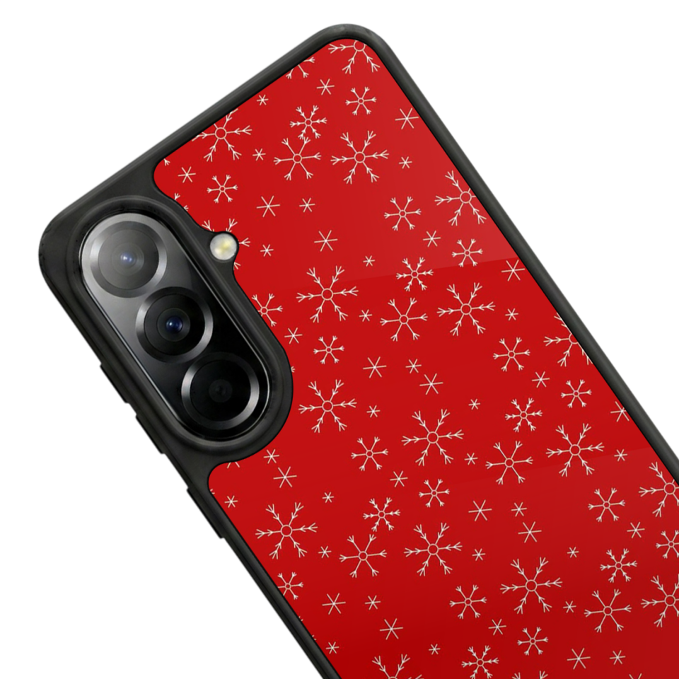 Samsung Galaxy A37 Uyumlu Yilbasi Christmas Tasarımlı Glossy Premium Kılıf