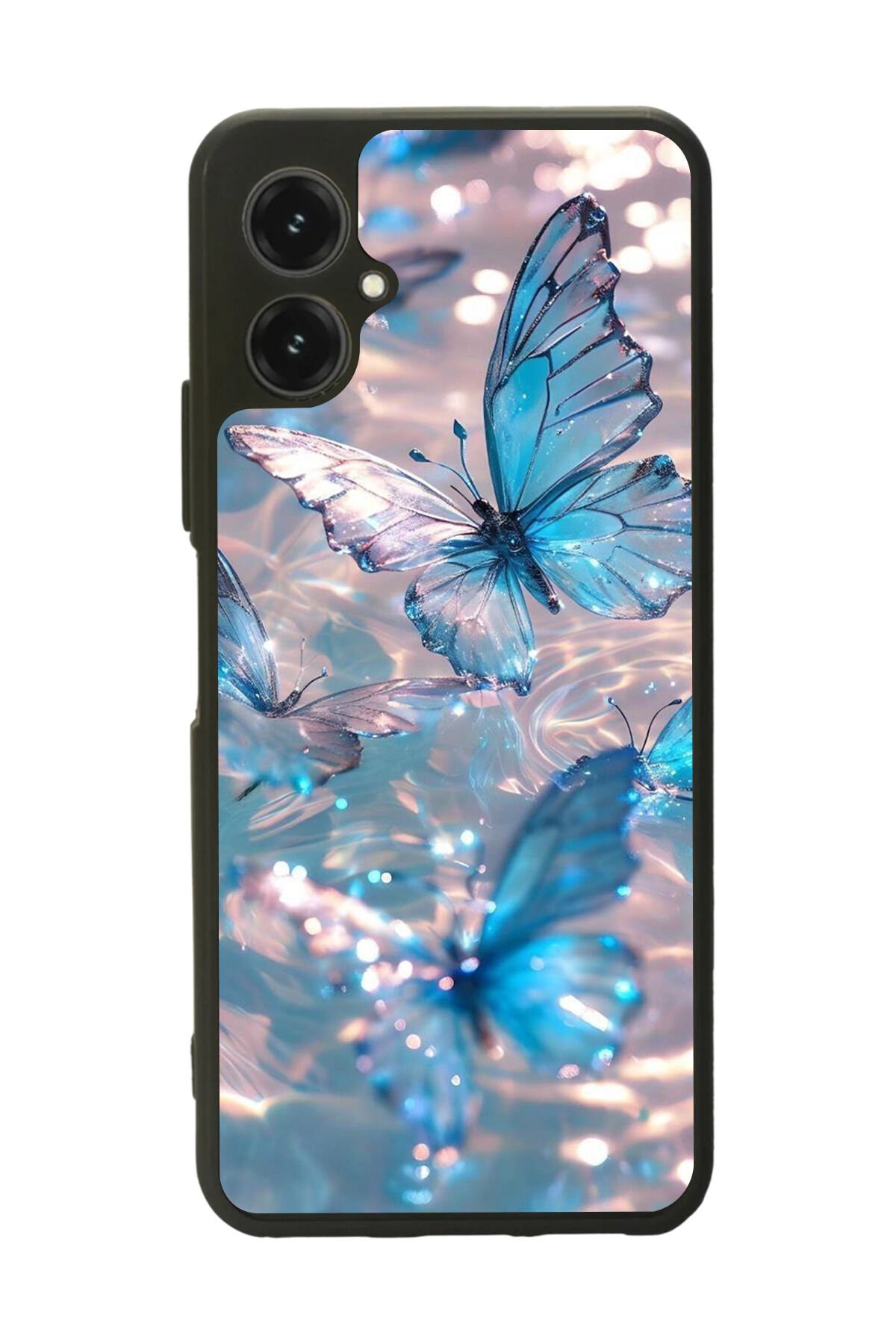 Omix X5 Uyumlu Kelebek Tasarımlı Glossy Premium Kılıf
