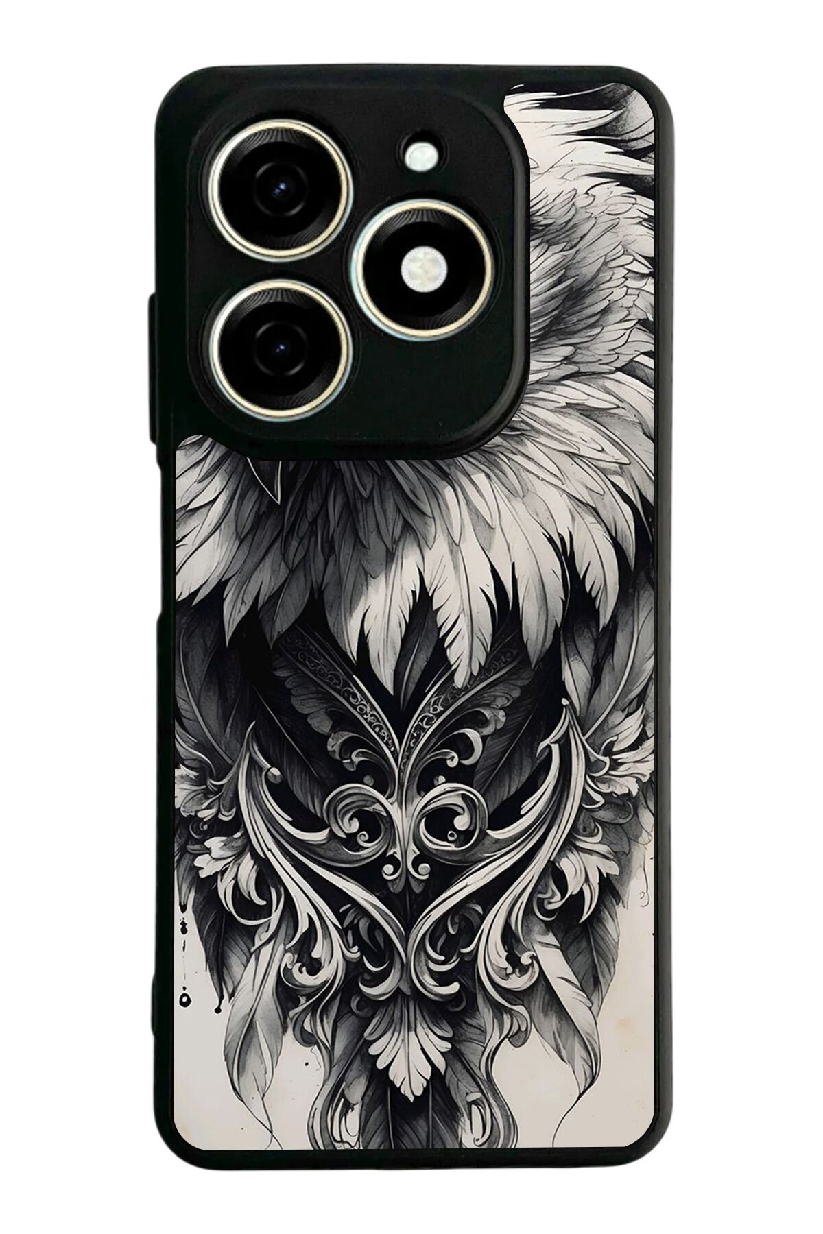 Infınıx Smart 8 Pro Uyumlu Besiktas Tasarımlı Glossy Premium Kılıf