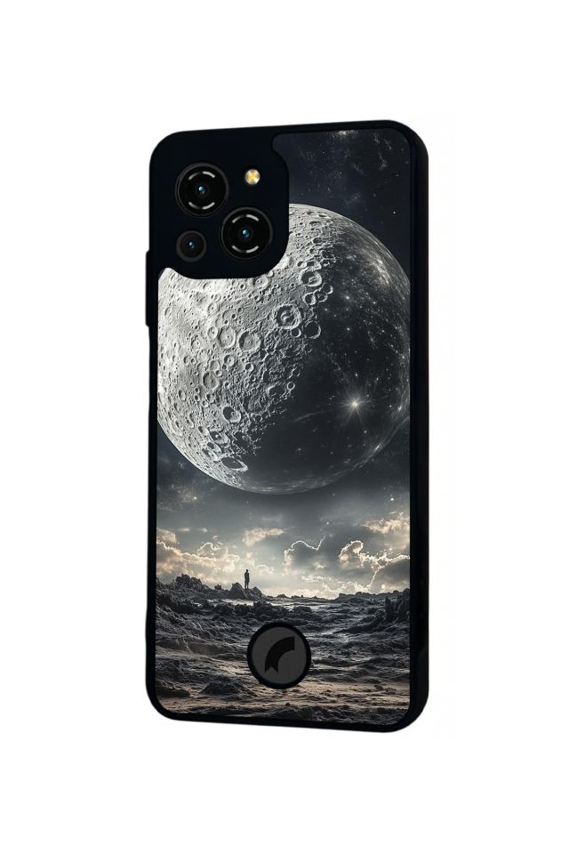 Reeder S23 Pro Max Uyumlu Ay Tasarımlı Glossy Premium Kılıf