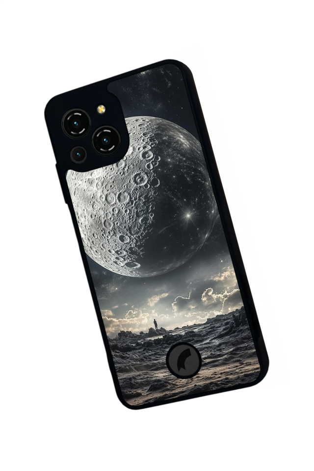 Reeder S23 Pro Max Uyumlu Ay Tasarımlı Glossy Premium Kılıf