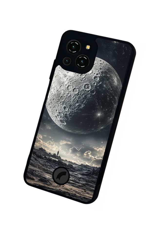 Reeder S23 Pro Max Uyumlu Ay Tasarımlı Glossy Premium Kılıf