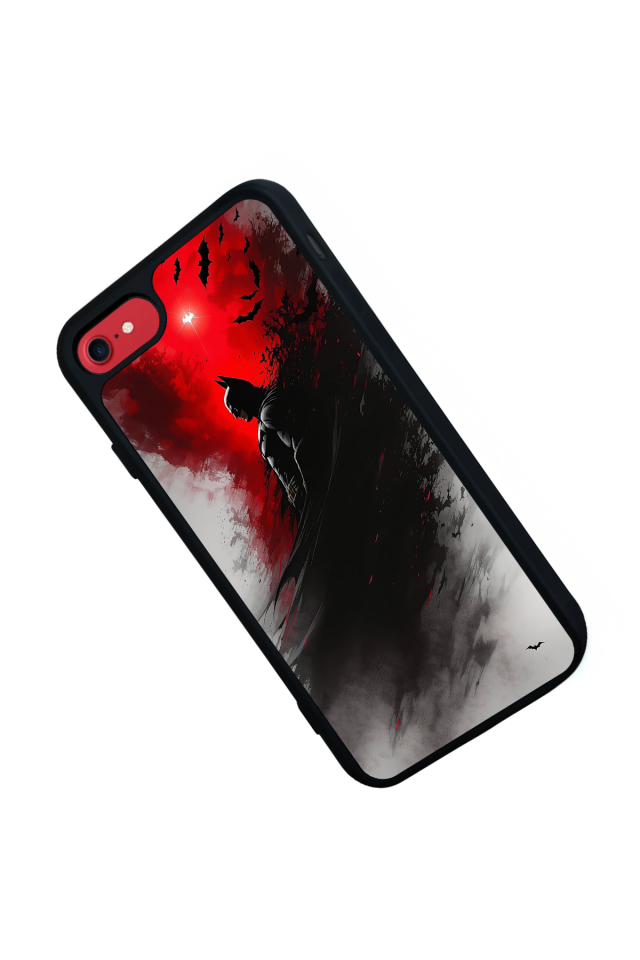 iPhone SE Uyumlu Batman Tasarımlı Glossy Premium Kılıf