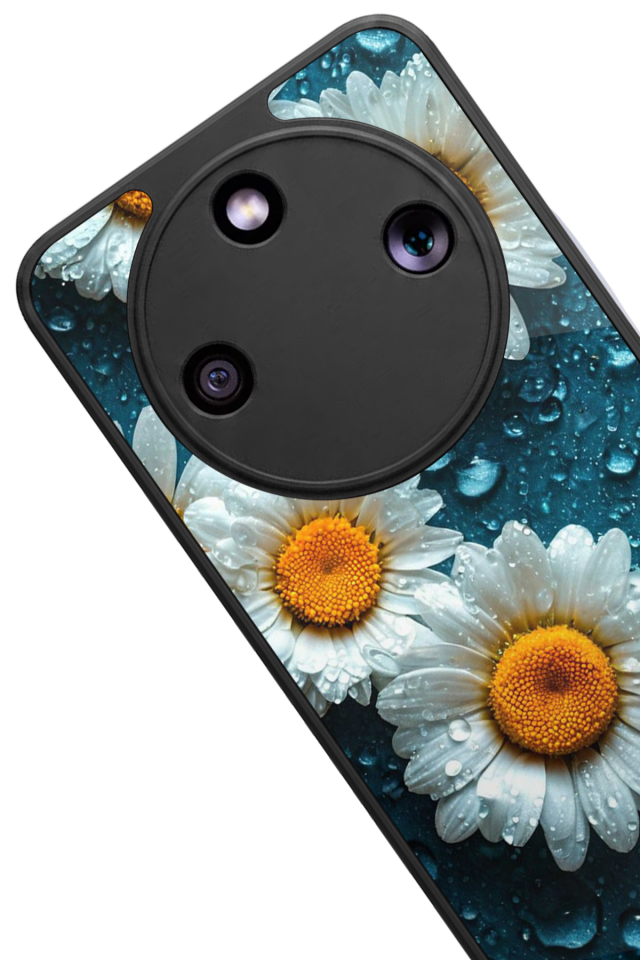Honor Magic 8 Lite Uyumlu Cicek Tasarımlı Glossy Premium Kılıf
