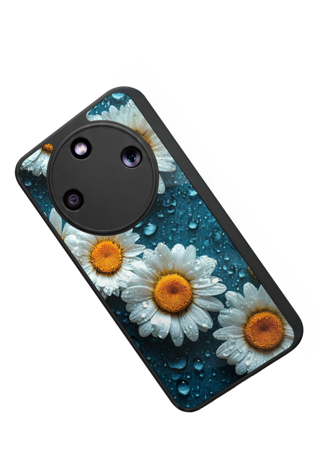 Honor Magic 8 Lite Uyumlu Cicek Tasarımlı Glossy Premium Kılıf