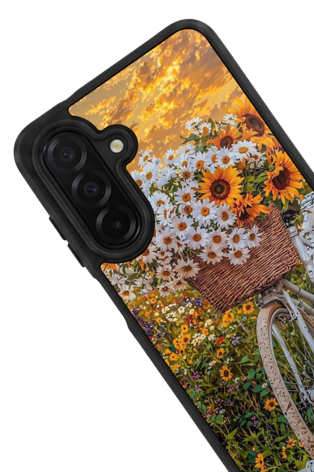 Samsung Galaxy A36 Uyumlu Cicek Tasarımlı Glossy Premium Kılıf