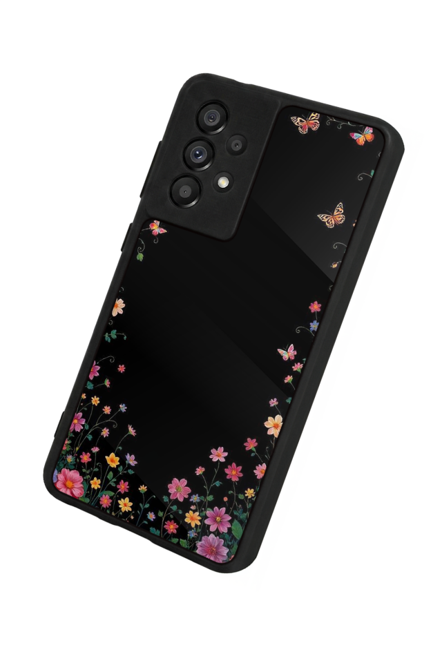 Samsung Galaxy A73 Uyumlu Floral Tasarımlı Glossy Premium Kılıf