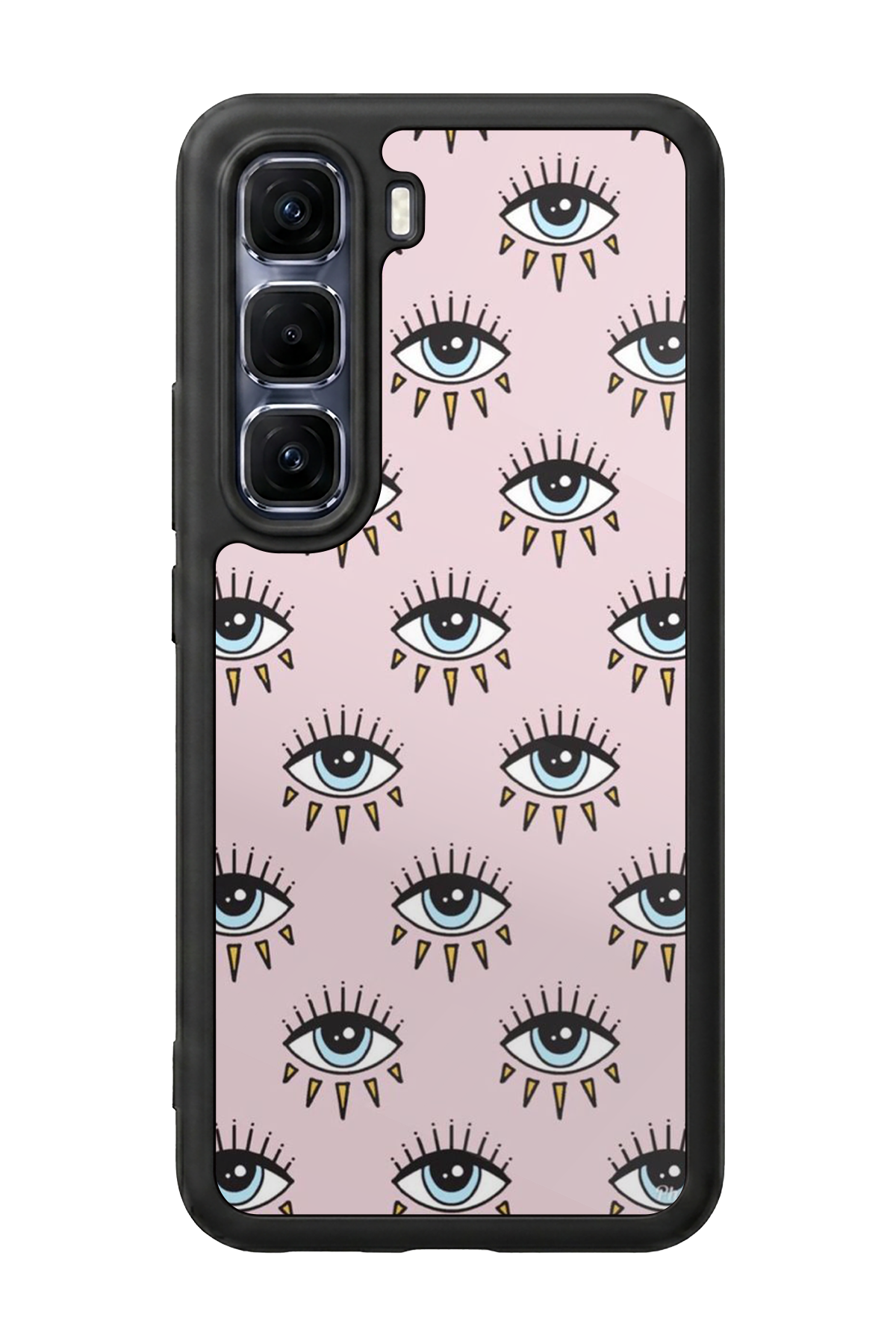 Infinix Hot 60 Pro Plus Uyumlu Göz Tasarımlı Glossy Premium Kılıf