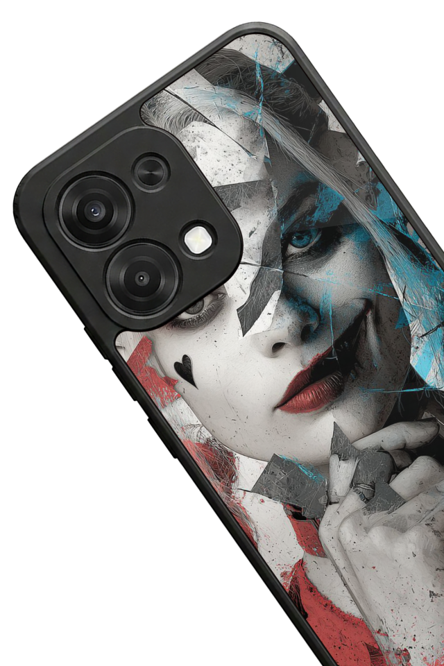Oppo A6 Pro Uyumlu HarleyQueen Tasarımlı Glossy Premium Kılıf