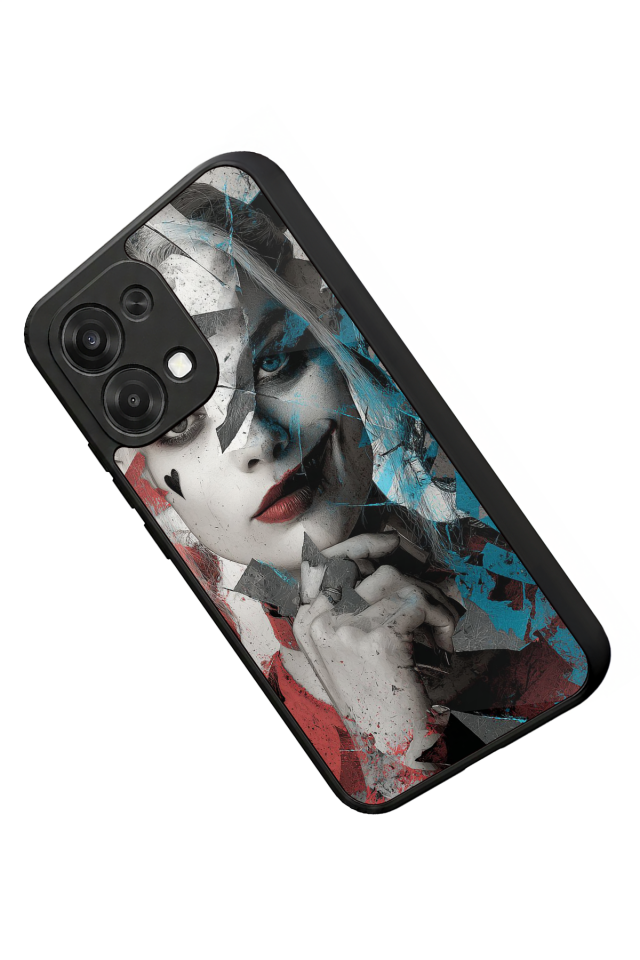 Oppo A6 Pro Uyumlu HarleyQueen Tasarımlı Glossy Premium Kılıf