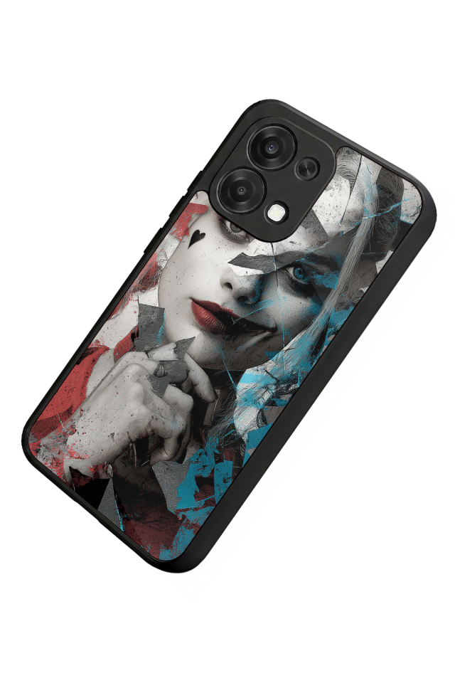 Oppo A6 Pro Uyumlu HarleyQueen Tasarımlı Glossy Premium Kılıf
