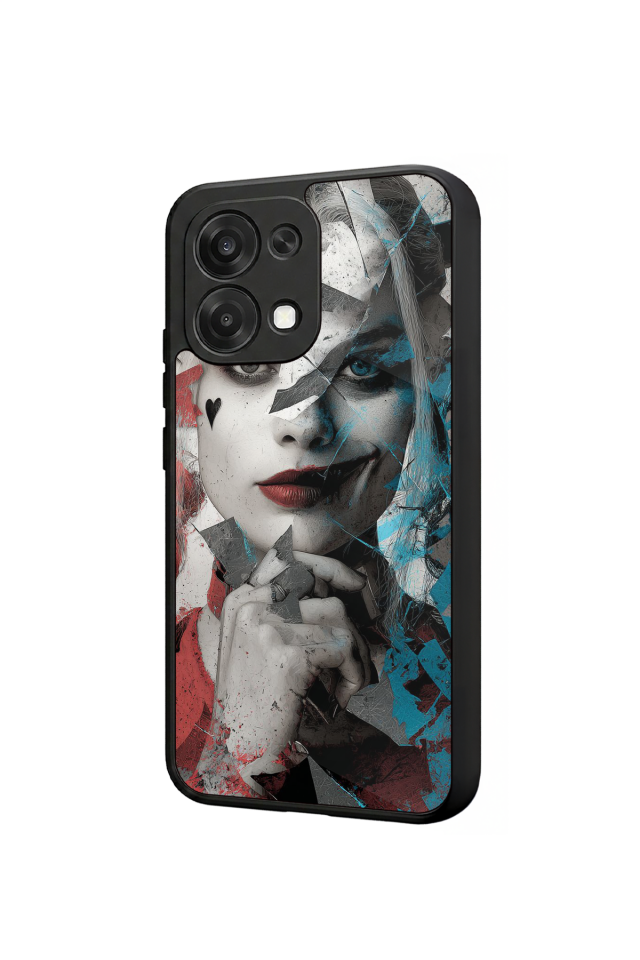 Oppo A6 Pro Uyumlu HarleyQueen Tasarımlı Glossy Premium Kılıf