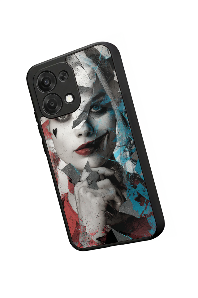 Oppo A6 Pro Uyumlu HarleyQueen Tasarımlı Glossy Premium Kılıf
