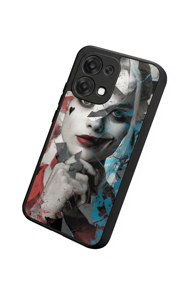 Oppo A6 Pro Uyumlu HarleyQueen Tasarımlı Glossy Premium Kılıf