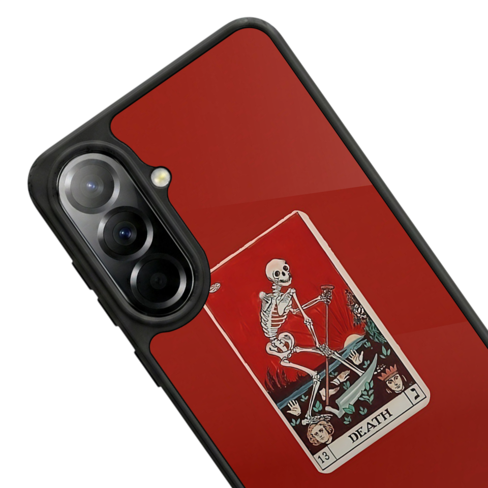 Samsung Galaxy A57 Uyumlu Kirmizi Tasarımlı Glossy Premium Kılıf