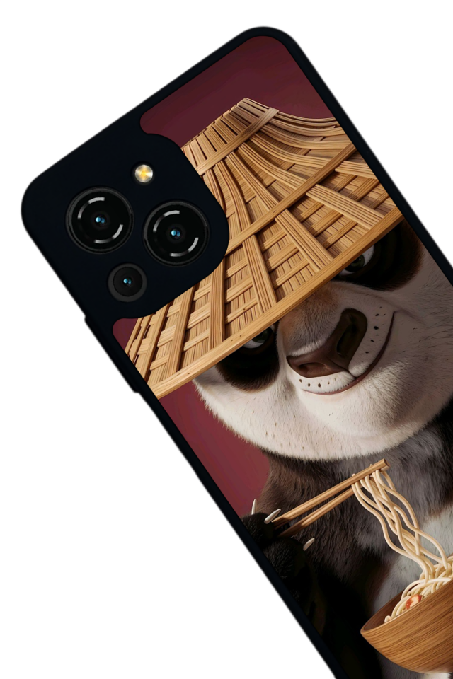 Reeder S23 Pro Max Uyumlu Kung Fu Panda Tasarımlı Glossy Premium Kılıf