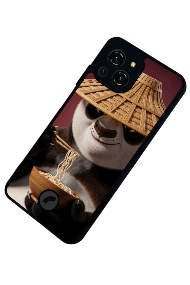 Reeder S23 Pro Max Uyumlu Kung Fu Panda Tasarımlı Glossy Premium Kılıf