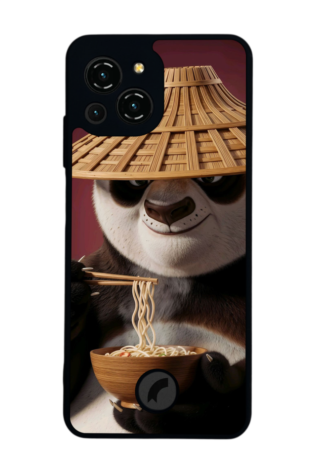 Reeder S23 Pro Max Uyumlu Kung Fu Panda Tasarımlı Glossy Premium Kılıf