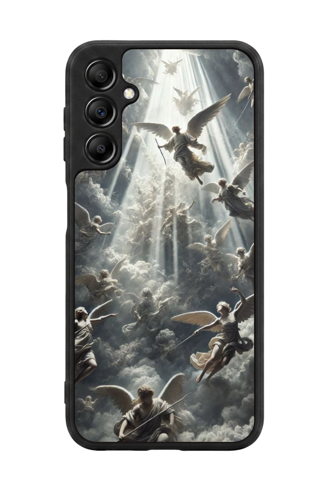 Samsung Galaxy A14 Uyumlu Melek Tasarımlı Glossy Premium Kılıf