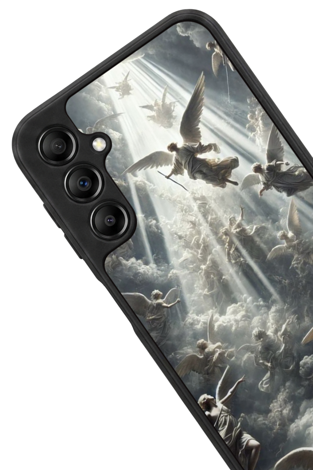 Samsung Galaxy A14 Uyumlu Melek Tasarımlı Glossy Premium Kılıf