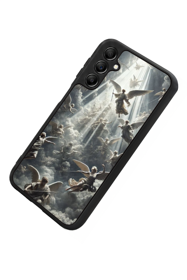 Samsung Galaxy A14 Uyumlu Melek Tasarımlı Glossy Premium Kılıf