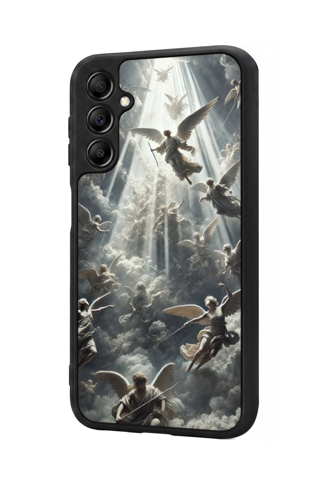 Samsung Galaxy A14 Uyumlu Melek Tasarımlı Glossy Premium Kılıf