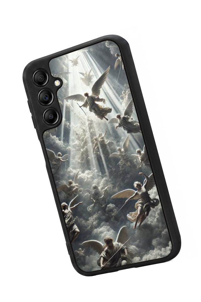 Samsung Galaxy A14 Uyumlu Melek Tasarımlı Glossy Premium Kılıf