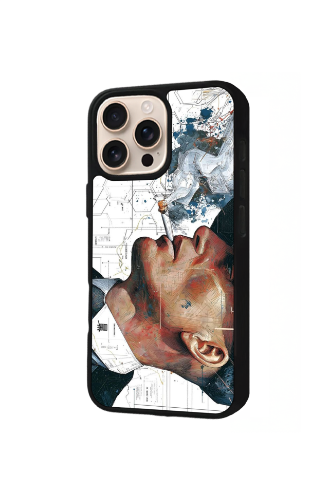iPhone 16 Pro Uyumlu Peaky Blinders Tasarımlı Glossy Premium Kılıf