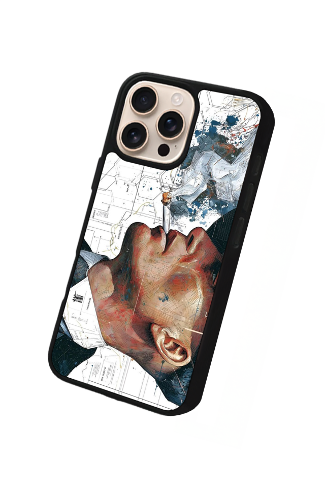 iPhone 16 Pro Uyumlu Peaky Blinders Tasarımlı Glossy Premium Kılıf