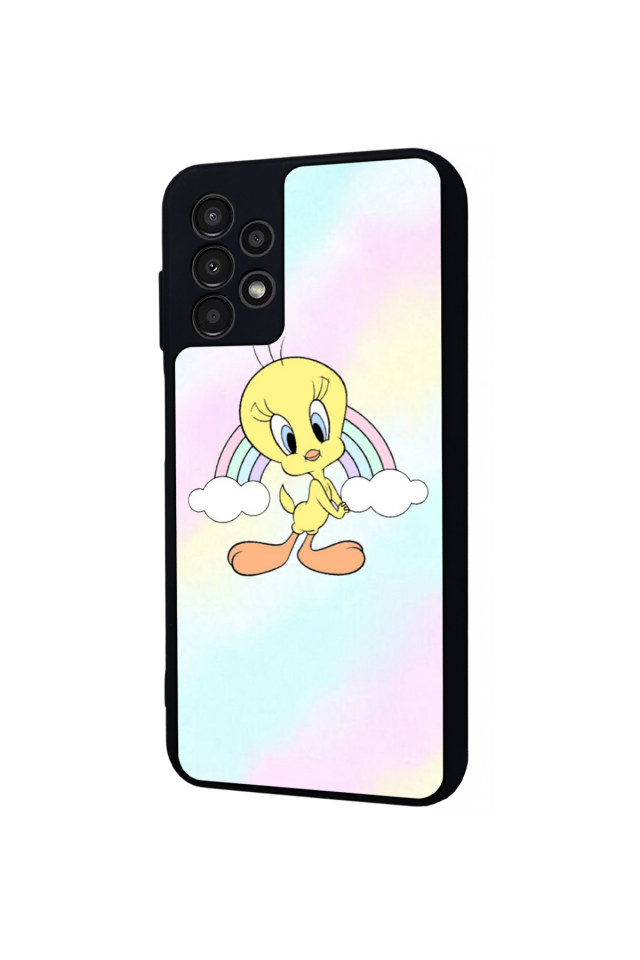Samsung Galaxy A13 Uyumlu Tweety Tasarımlı Glossy Premium Kılıf