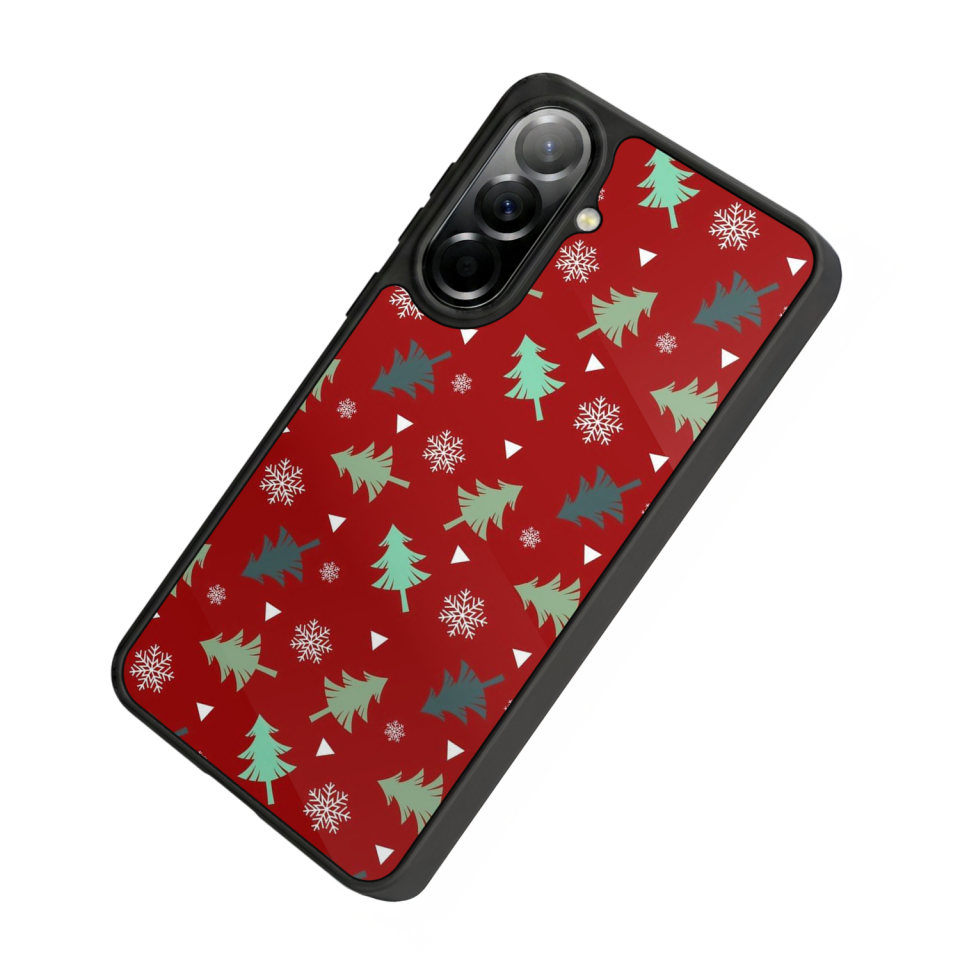 Samsung Galaxy A37 Uyumlu Yilbasi Christmas Tasarımlı Glossy Premium Kılıf
