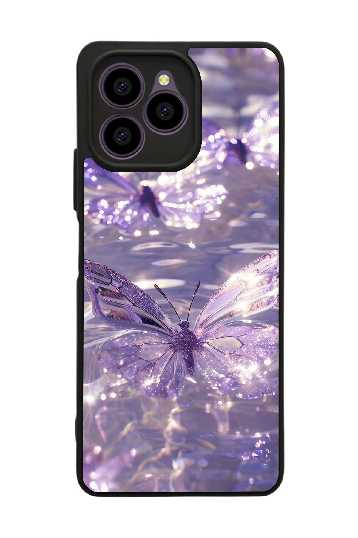 Omix X6 Uyumlu Kelebek Tasarımlı Glossy Premium Kılıf