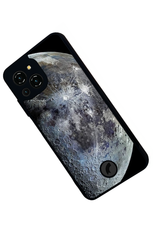 Reeder S23 Pro Max Uyumlu Ay Tasarımlı Glossy Premium Kılıf