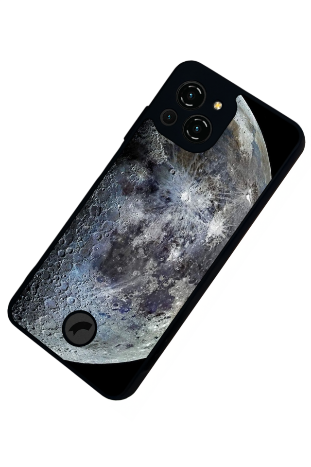 Reeder S23 Pro Max Uyumlu Ay Tasarımlı Glossy Premium Kılıf