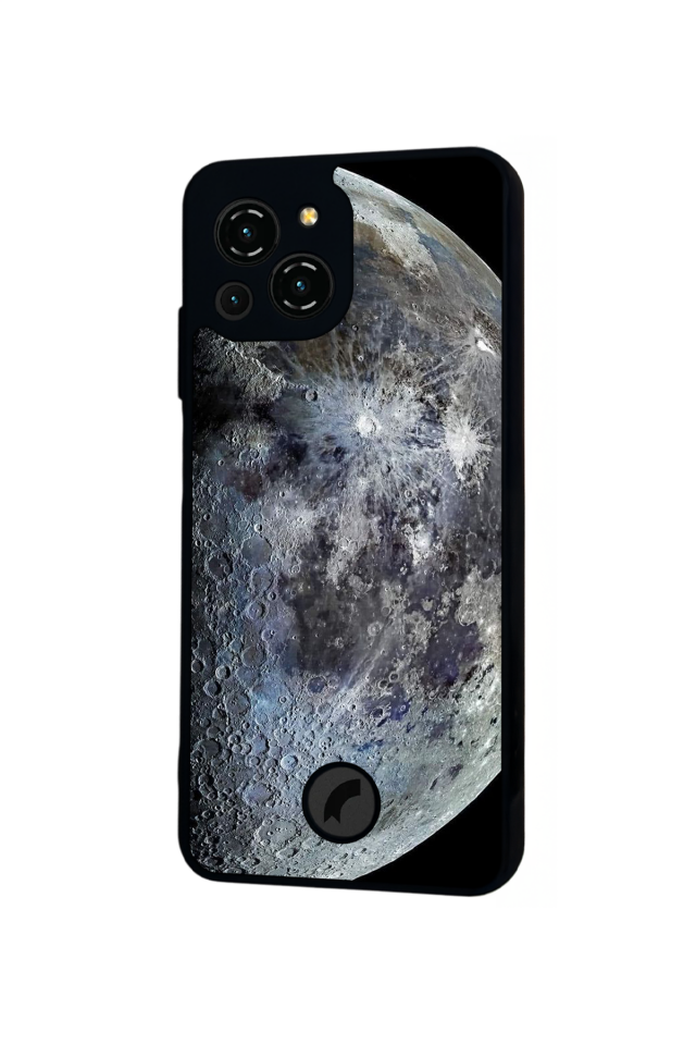 Reeder S23 Pro Max Uyumlu Ay Tasarımlı Glossy Premium Kılıf