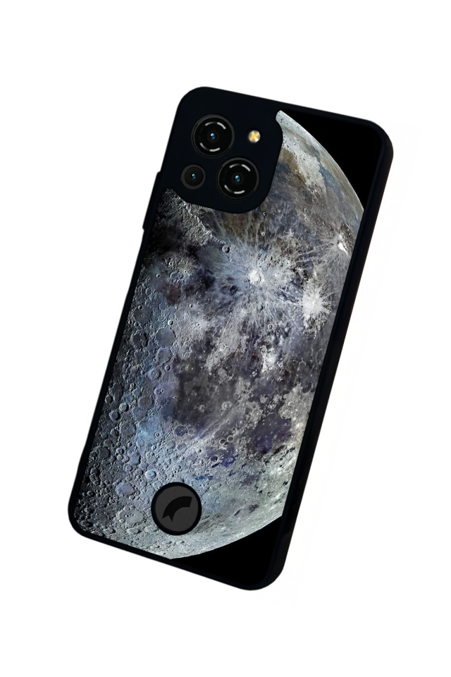 Reeder S23 Pro Max Uyumlu Ay Tasarımlı Glossy Premium Kılıf