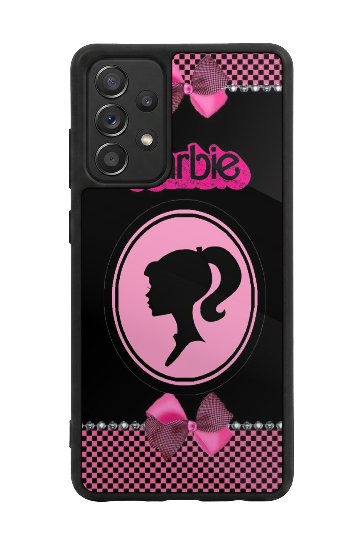 Samsung Galaxy A72 Uyumlu Barbie Tasarımlı Glossy Premium Kılıf
