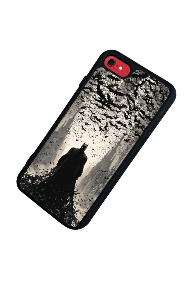 iPhone SE Uyumlu Batman Tasarımlı Glossy Premium Kılıf