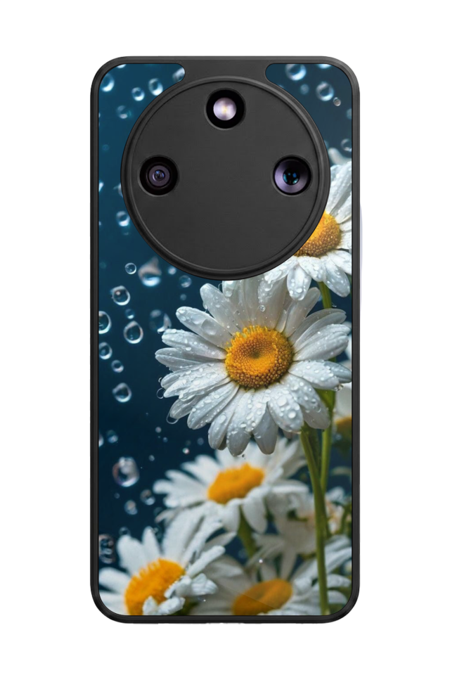 Honor Magic 8 Lite Uyumlu Cicek Tasarımlı Glossy Premium Kılıf