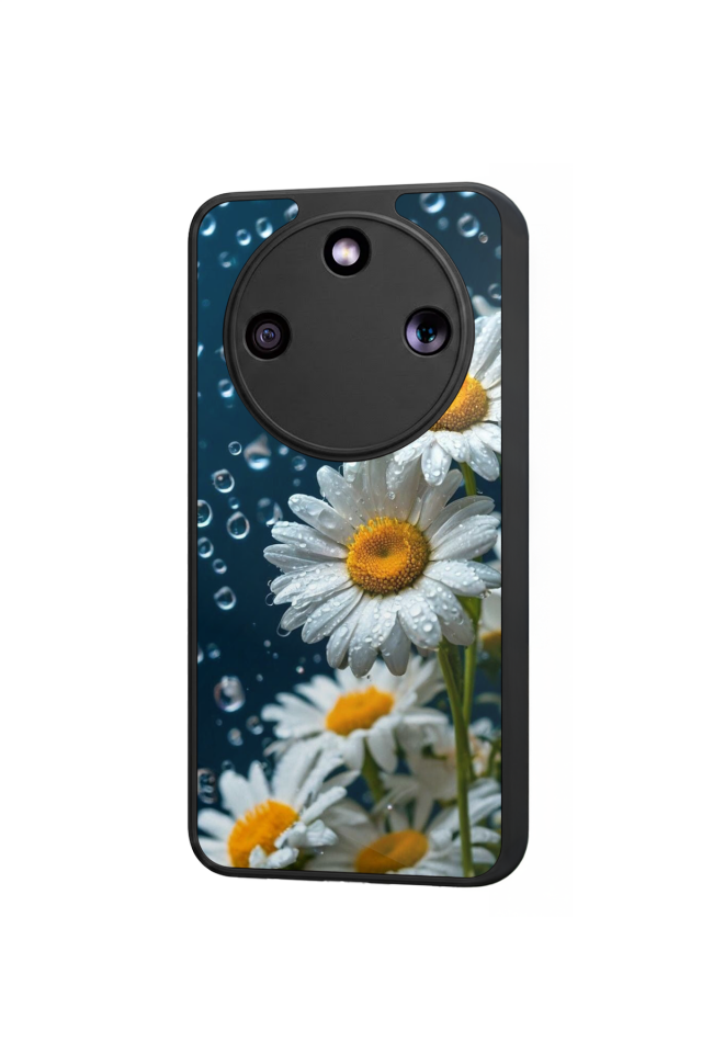 Honor Magic 8 Lite Uyumlu Cicek Tasarımlı Glossy Premium Kılıf