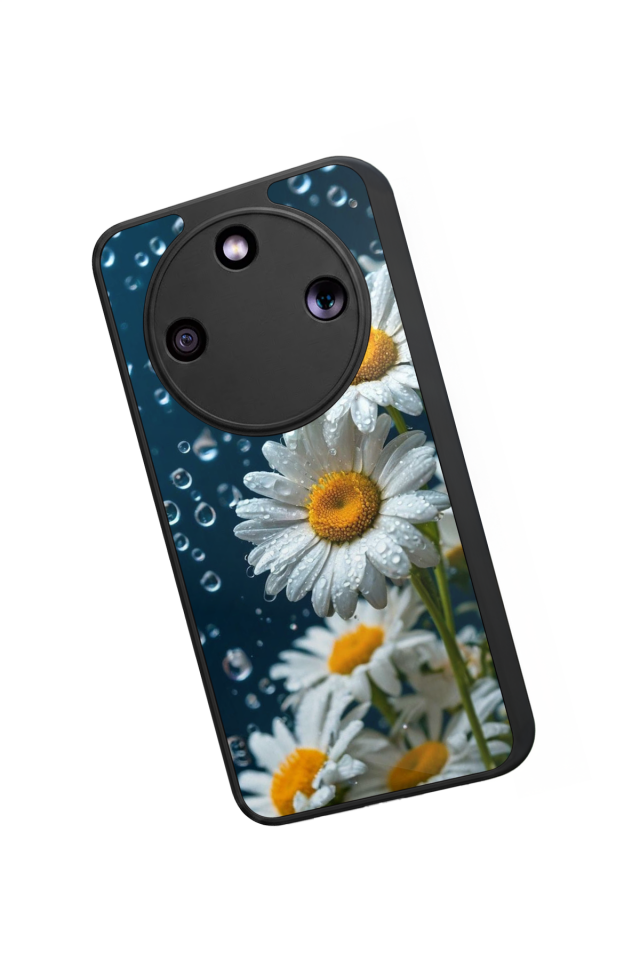 Honor Magic 8 Lite Uyumlu Cicek Tasarımlı Glossy Premium Kılıf