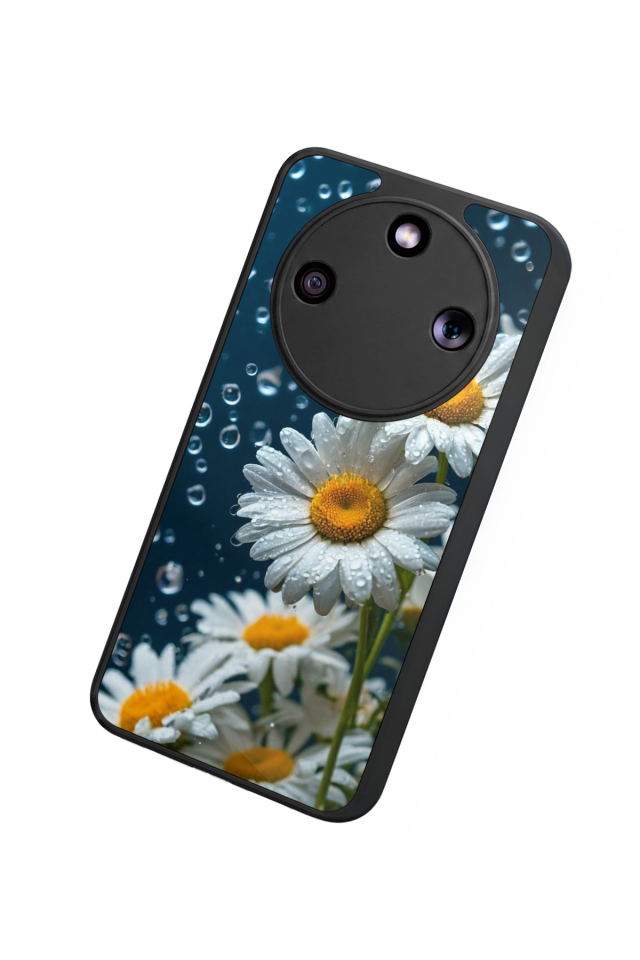Honor Magic 8 Lite Uyumlu Cicek Tasarımlı Glossy Premium Kılıf
