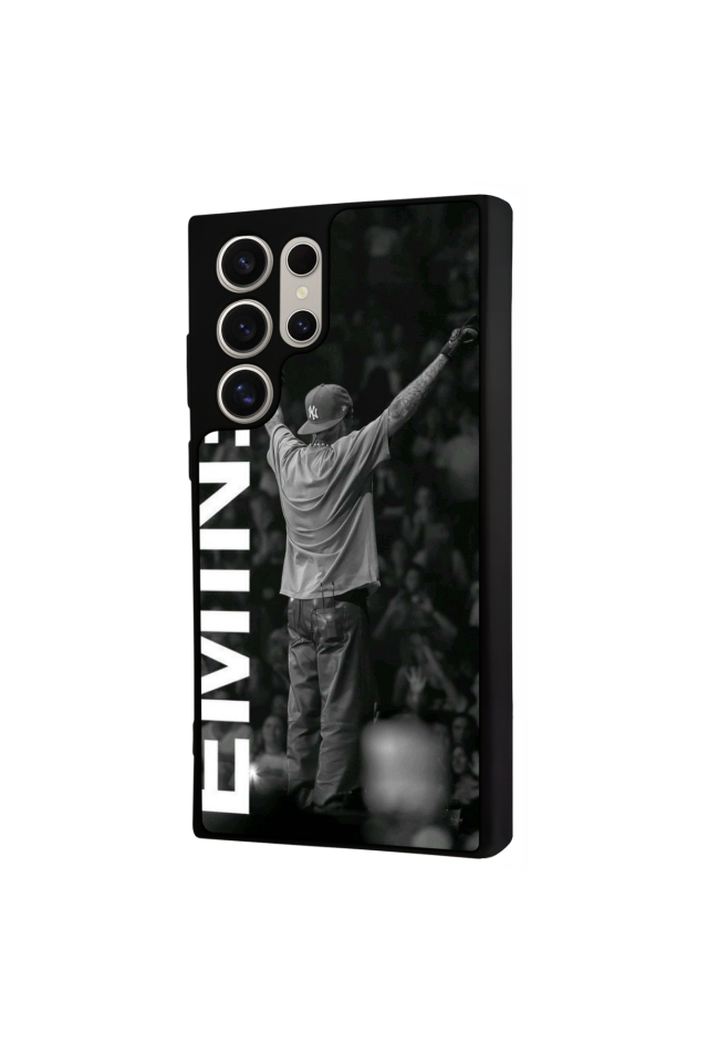 Samsung Galaxy S23 Ultra Uyumlu Eminem Tasarımlı Glossy Premium Kılıf