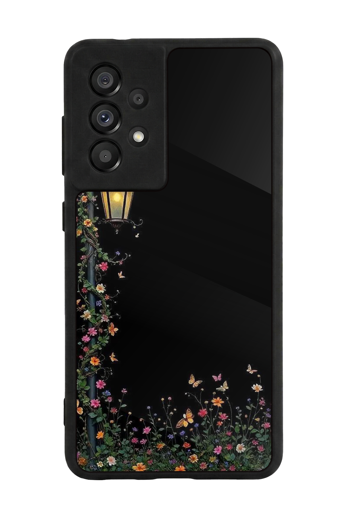 Samsung Galaxy A73 Uyumlu Floral Tasarımlı Glossy Premium Kılıf