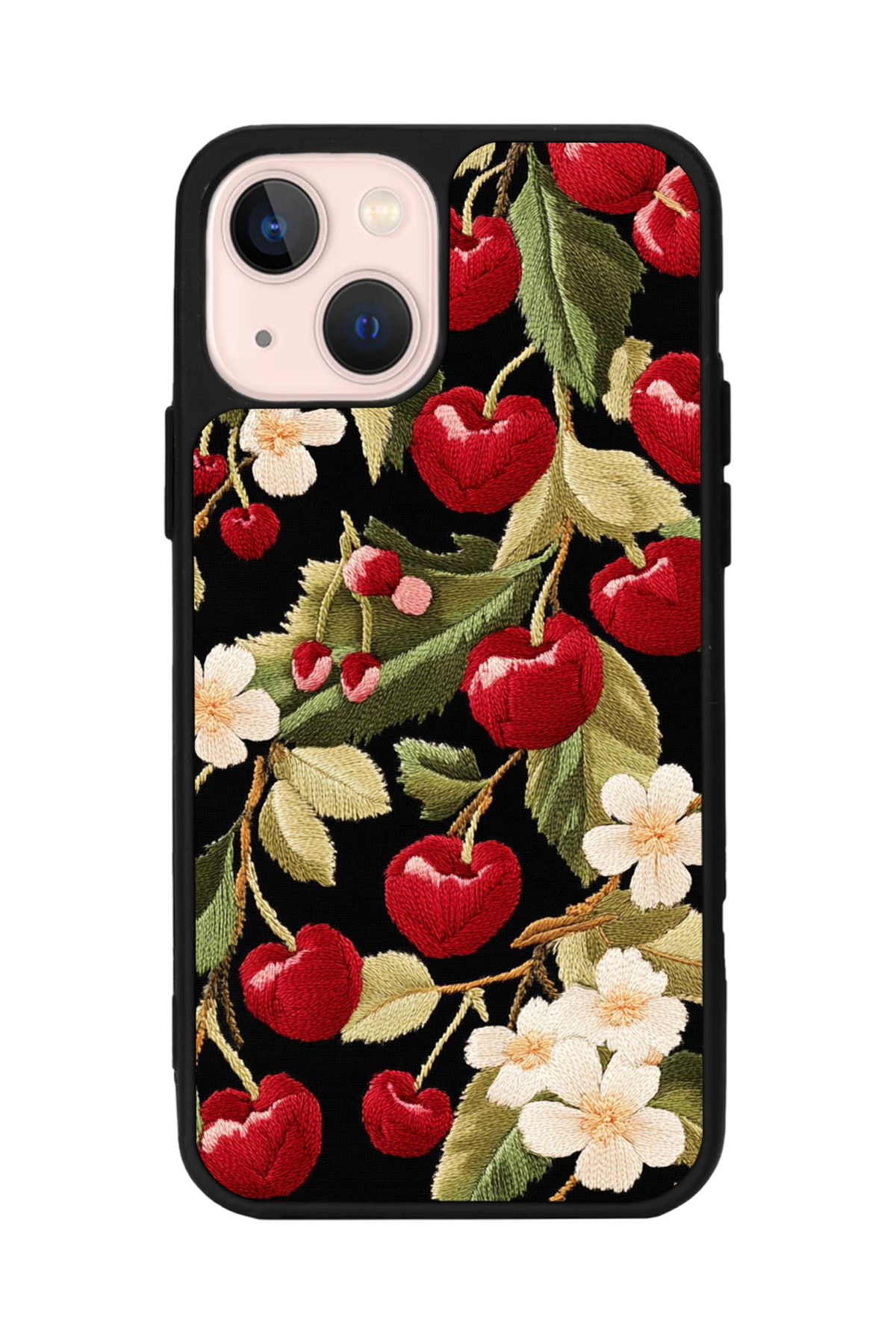 iPhone 14 Plus Uyumlu Floral Tasarımlı Glossy Premium Kılıf