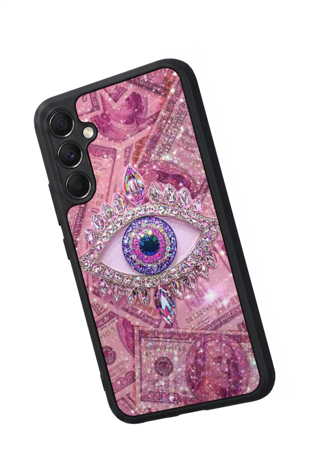 Samsung Galaxy A34 Uyumlu Göz Tasarımlı Glossy Premium Kılıf