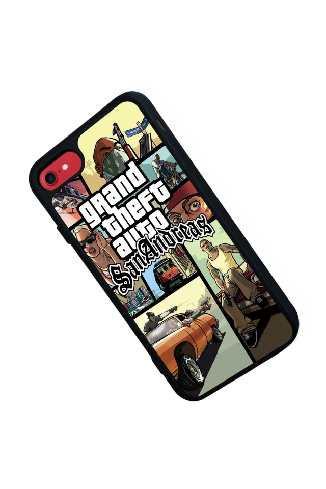 iPhone 7 Uyumlu GTA Tasarımlı Glossy Premium Kılıf