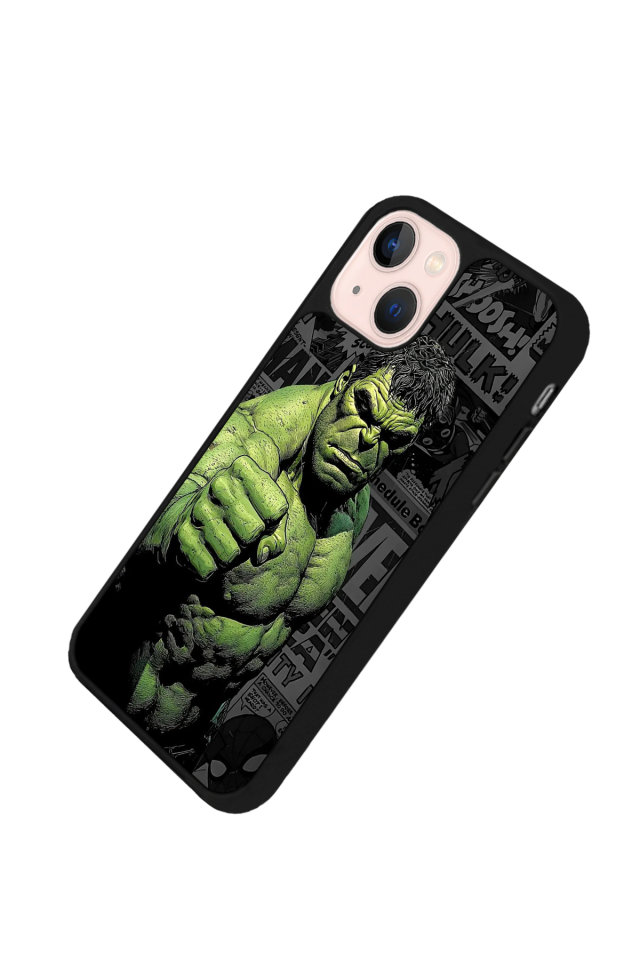 iPhone 13 Mini Uyumlu Hulk Tasarımlı Glossy Premium Kılıf
