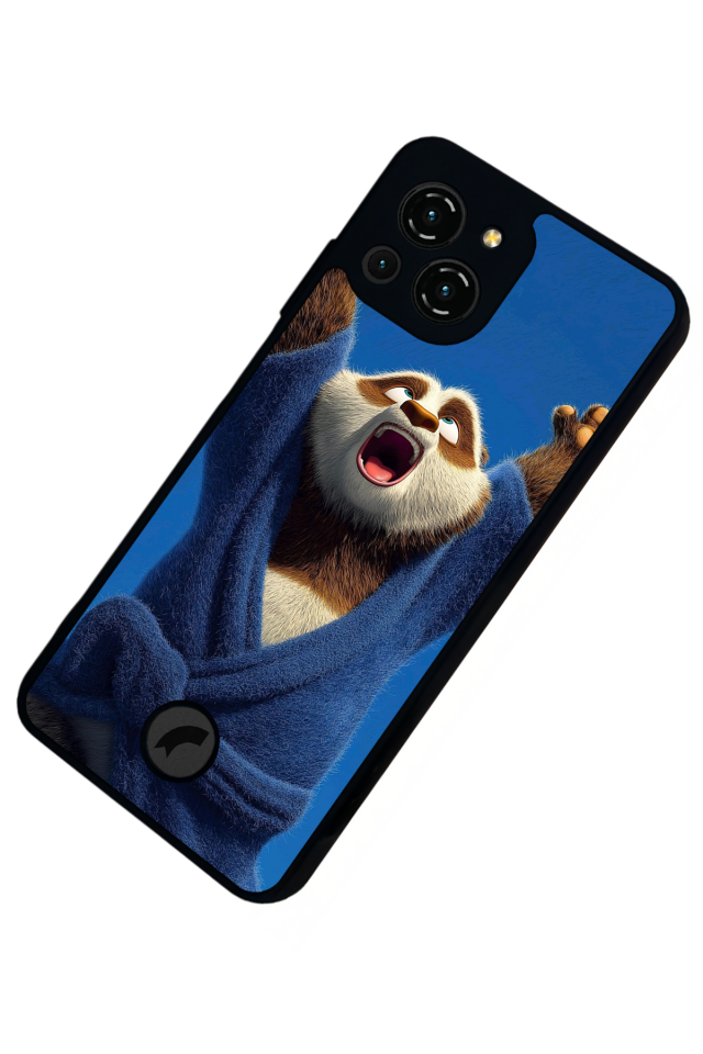 Reeder S23 Pro Max Uyumlu Kung Fu Panda Tasarımlı Glossy Premium Kılıf